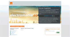 Desktop Screenshot of electromania.co