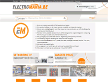 Tablet Screenshot of electromania.be